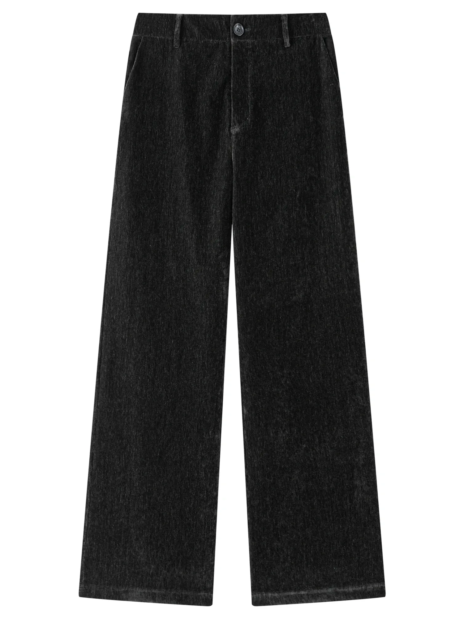 Pantalon droit en chenille à taille haute FANSILANEN