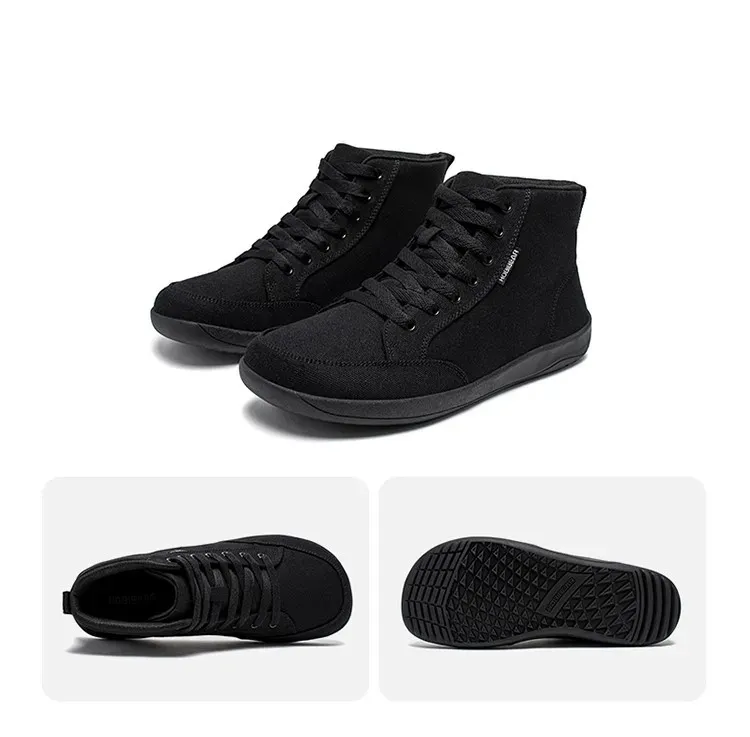 Chaussures barefoot mi-hautes HOBIBEAR à bout large pour marche