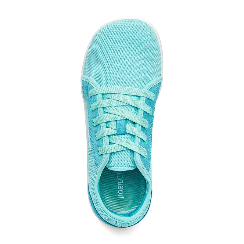 Chaussures barefoot BIBEAR à lacets et bout large pour extérieur