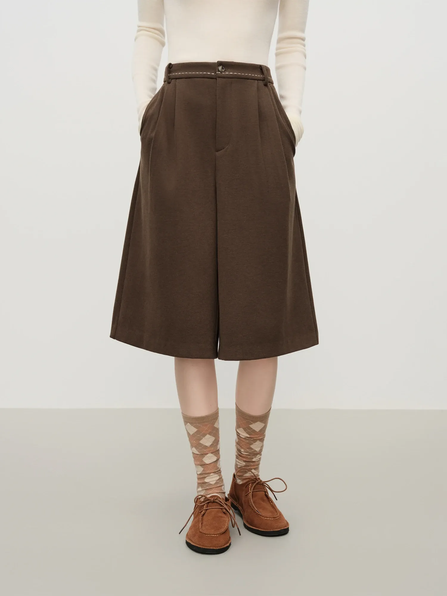 Short rétro taille haute FANSILANEN pour femme