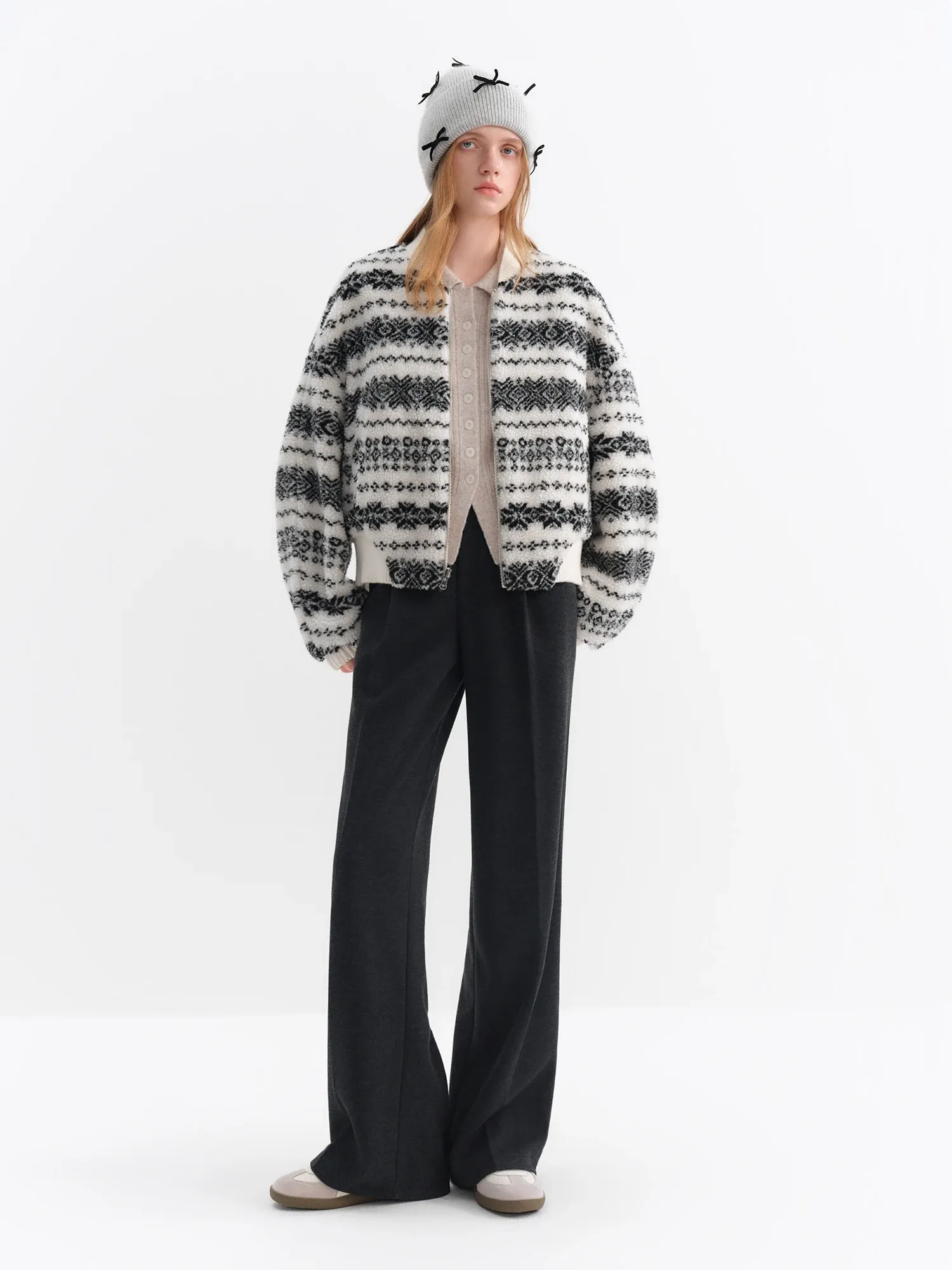 Pantalon droit taille haute FANSILANEN hiver 2025