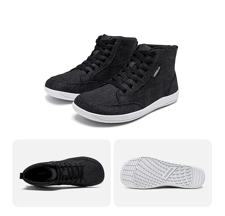 Chaussures barefoot montantes HOBIBEAR à bout large