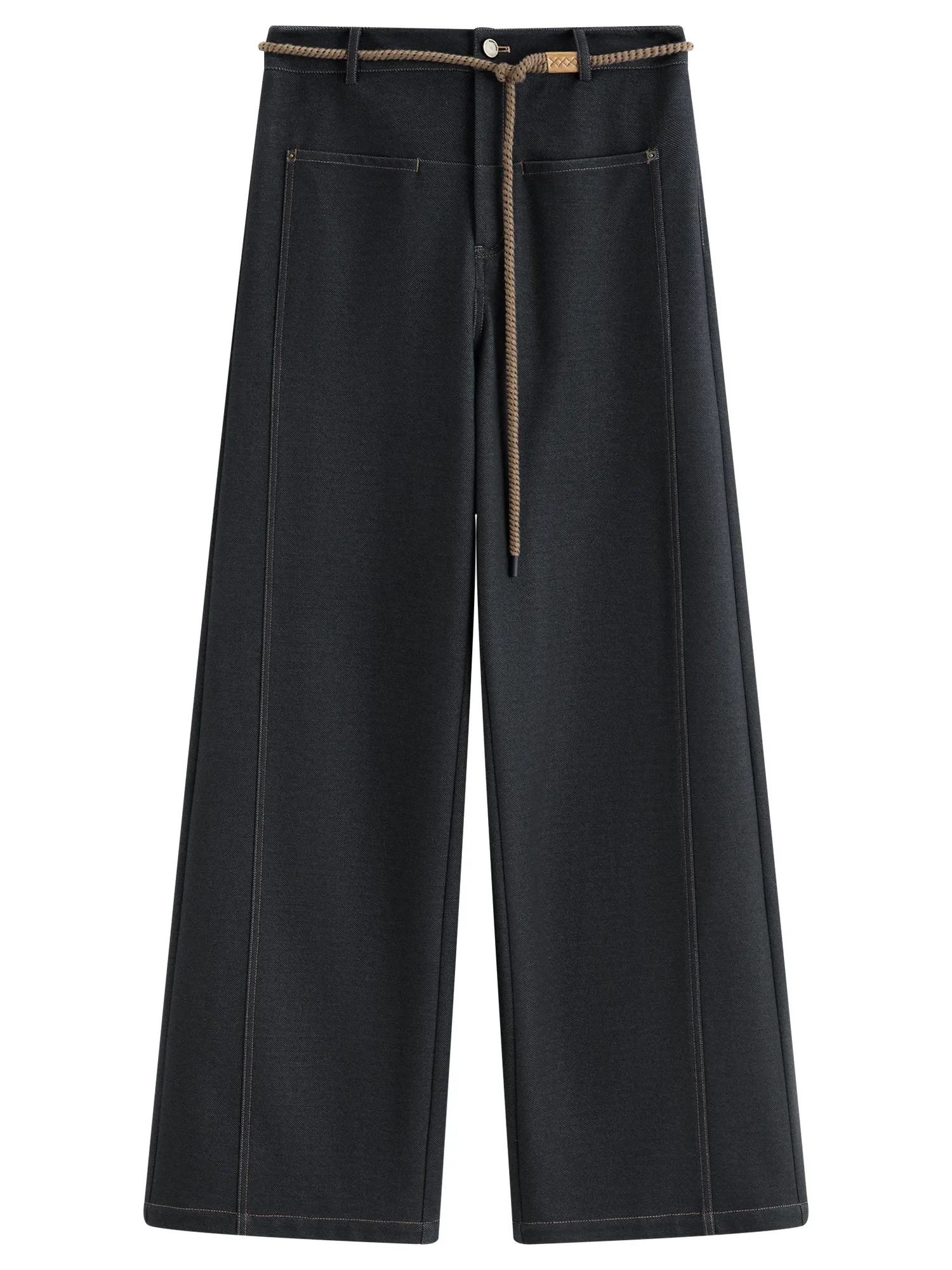 Jean droit ample brossé FANSILANEN pour femme