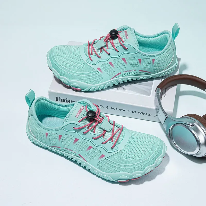 Chaussures barefoot HOBIBEAR à bout large pour marche et plage