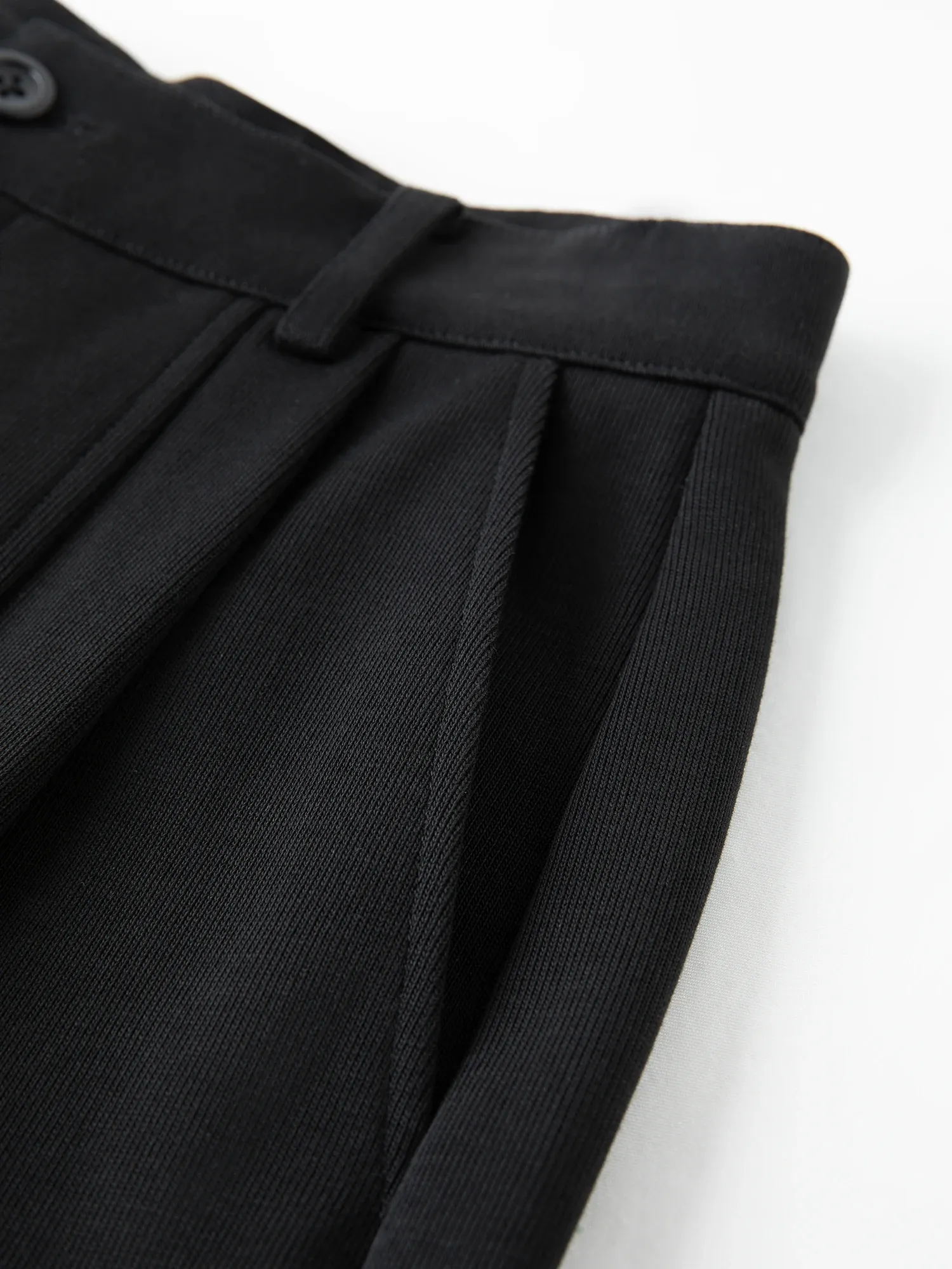 Pantalon droit noir taille haute FANSILANEN