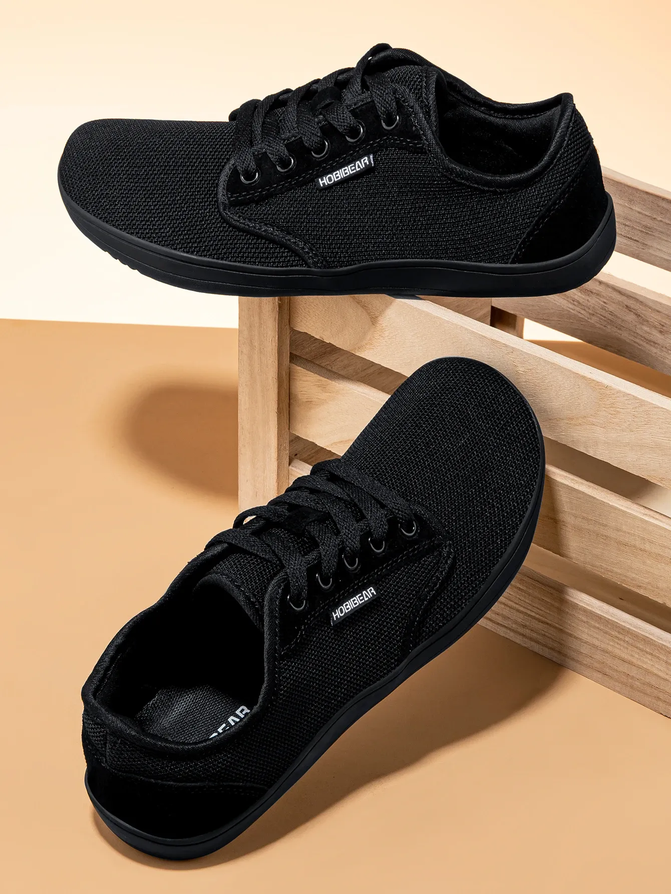 Chaussures minimalistes BIBEAR à bout large et zéro drop