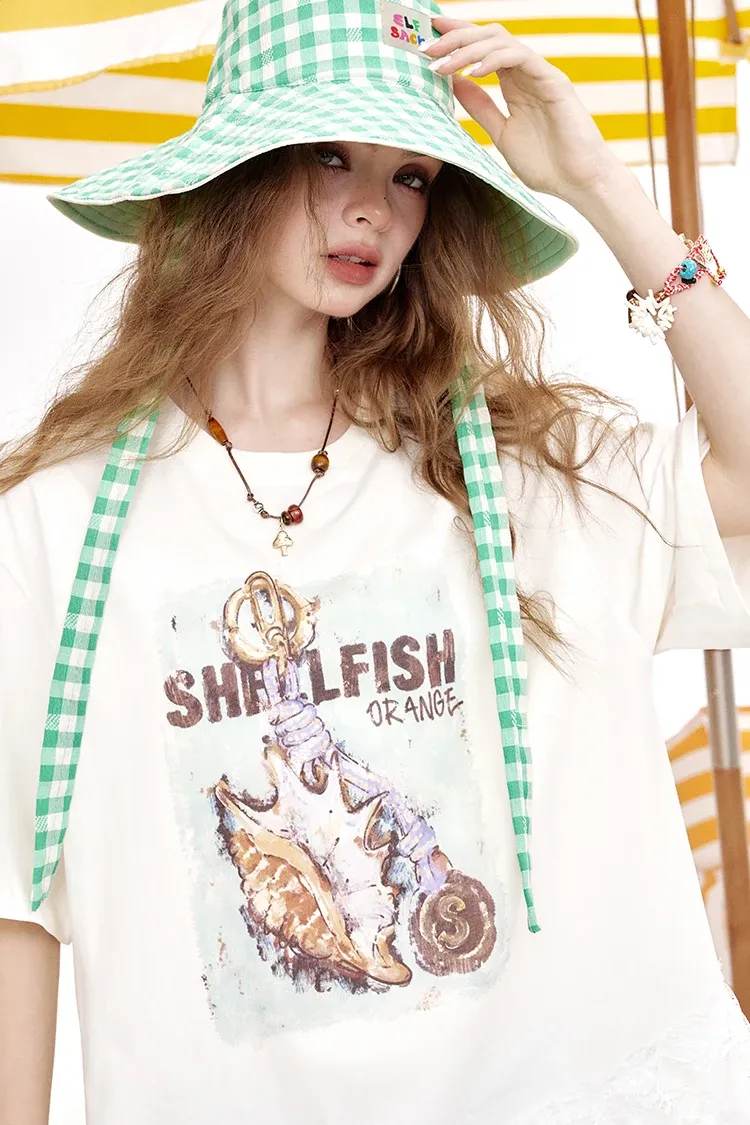 Robe midi d’été ELFSACK en patchwork dentelle imprimée