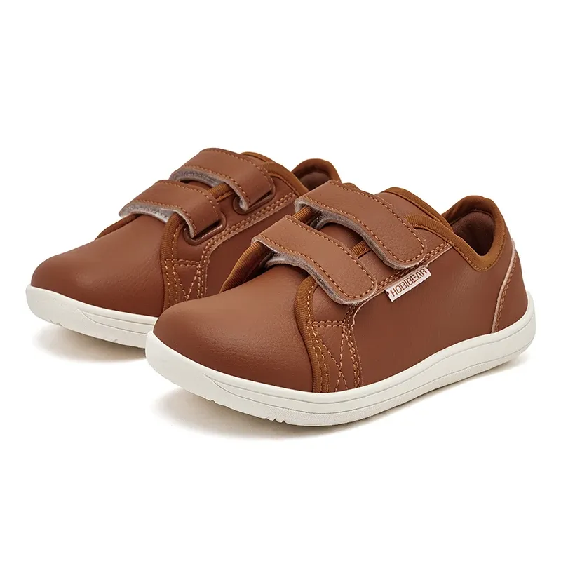 Chaussures barefoot enfant BIBEAR à bout large et velcro