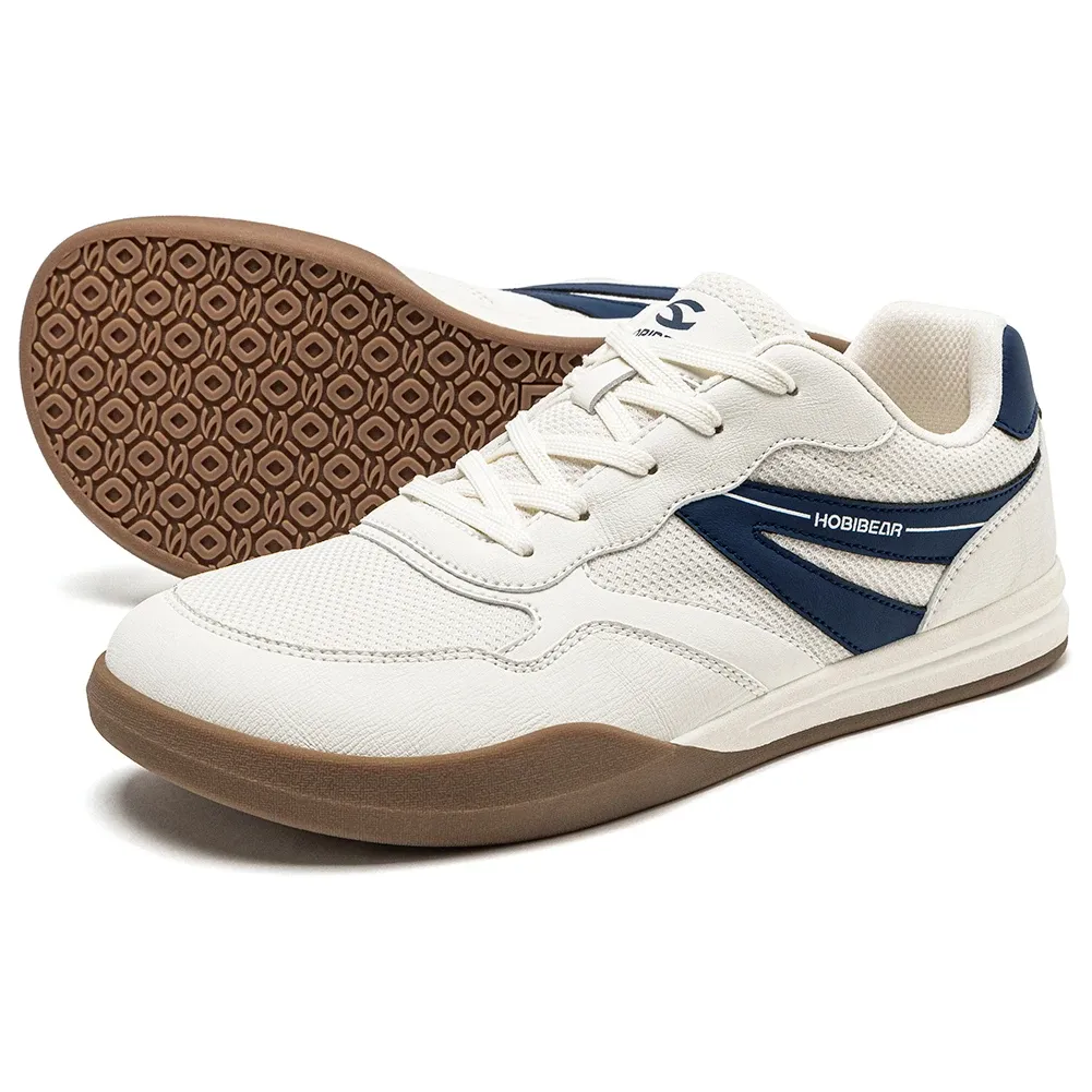 Baskets larges HOBIBEAR à lacets pour marche quotidienne