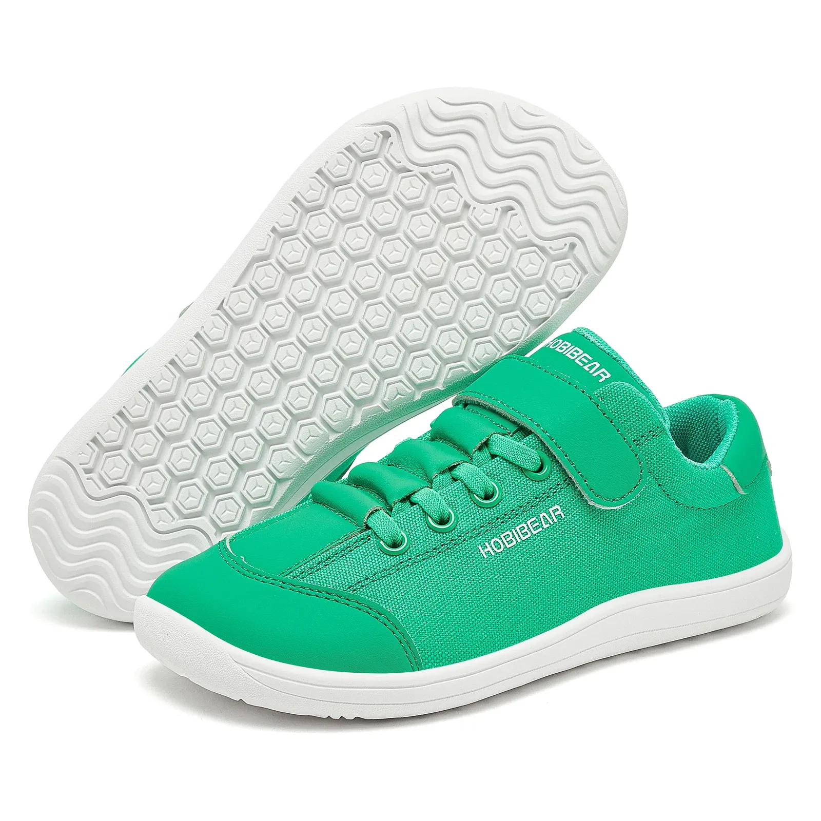 Chaussures barefoot enfant HOBIBEAR à bout large et fermeture velcro