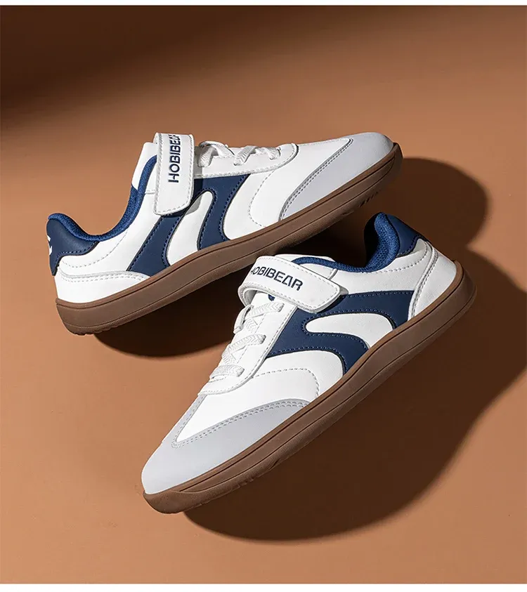 Chaussures barefoot HOBIBEAR pour enfants à bout large et fermeture velcro