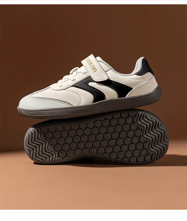 Chaussures barefoot HOBIBEAR pour enfants à bout large et fermeture velcro