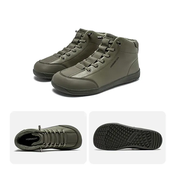 Bottines barefoot mi-hautes BIBEAR à large largeur