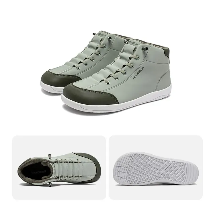 Bottines barefoot mi-hautes BIBEAR à large largeur