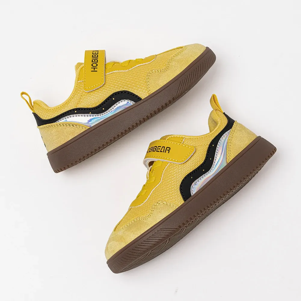 Baskets enfant HOBIBEAR à bout large et fermeture velcro