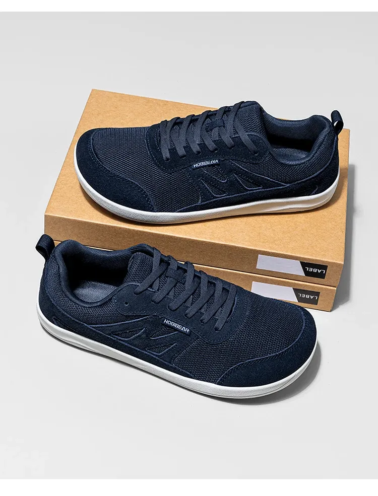 Chaussures barefoot HOBIBEAR à lacets et avant-pied large