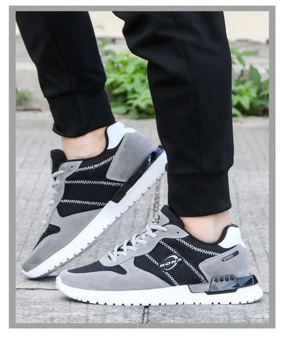 Chaussures de running BONA respirantes pour homme