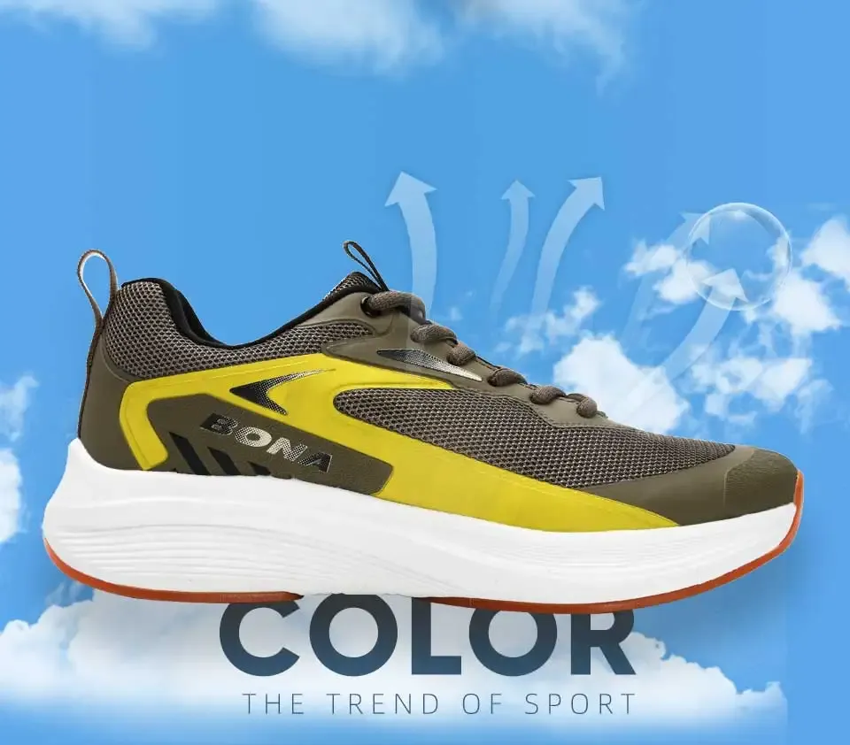 Baskets de course BONA respirantes pour homme