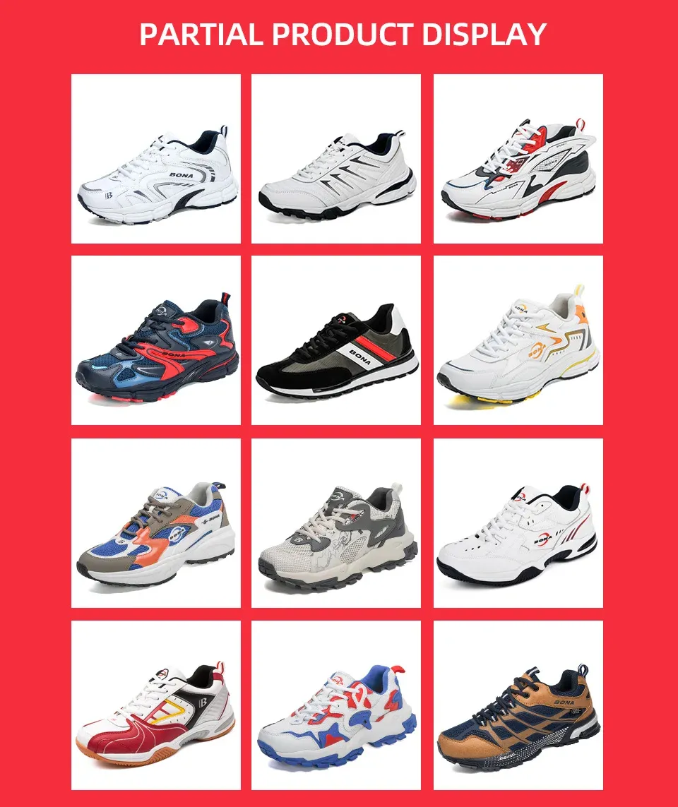 BONA Lucky Bag : baskets homme polyvalentes en cuir et PU