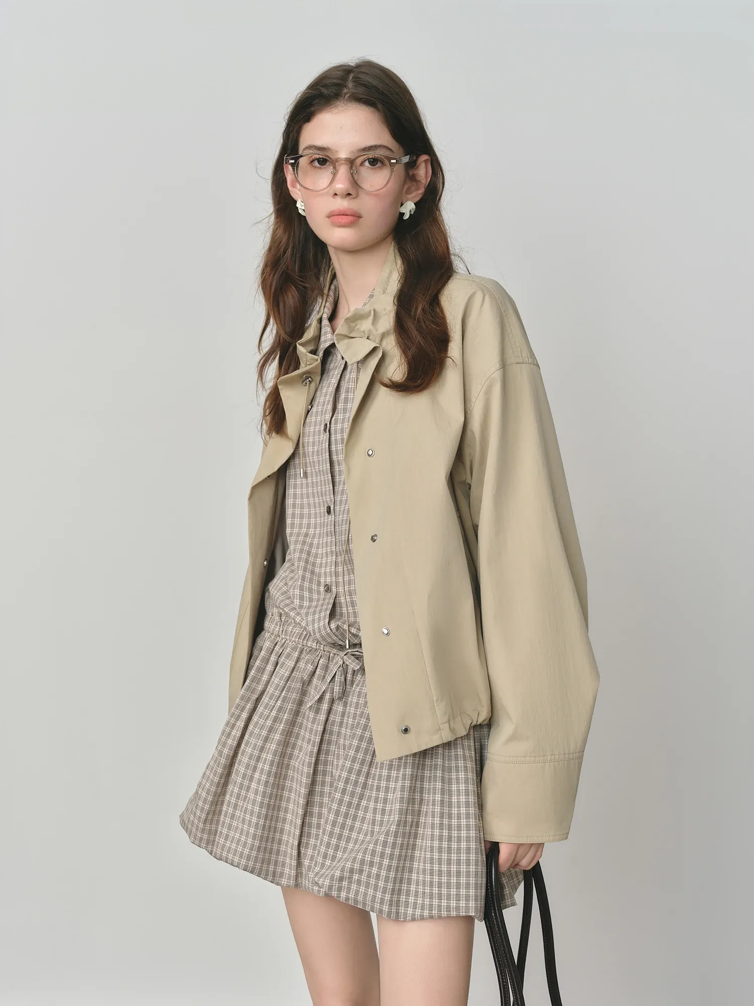 Veste utilitaire courte vintage FANSILANEN pour femme