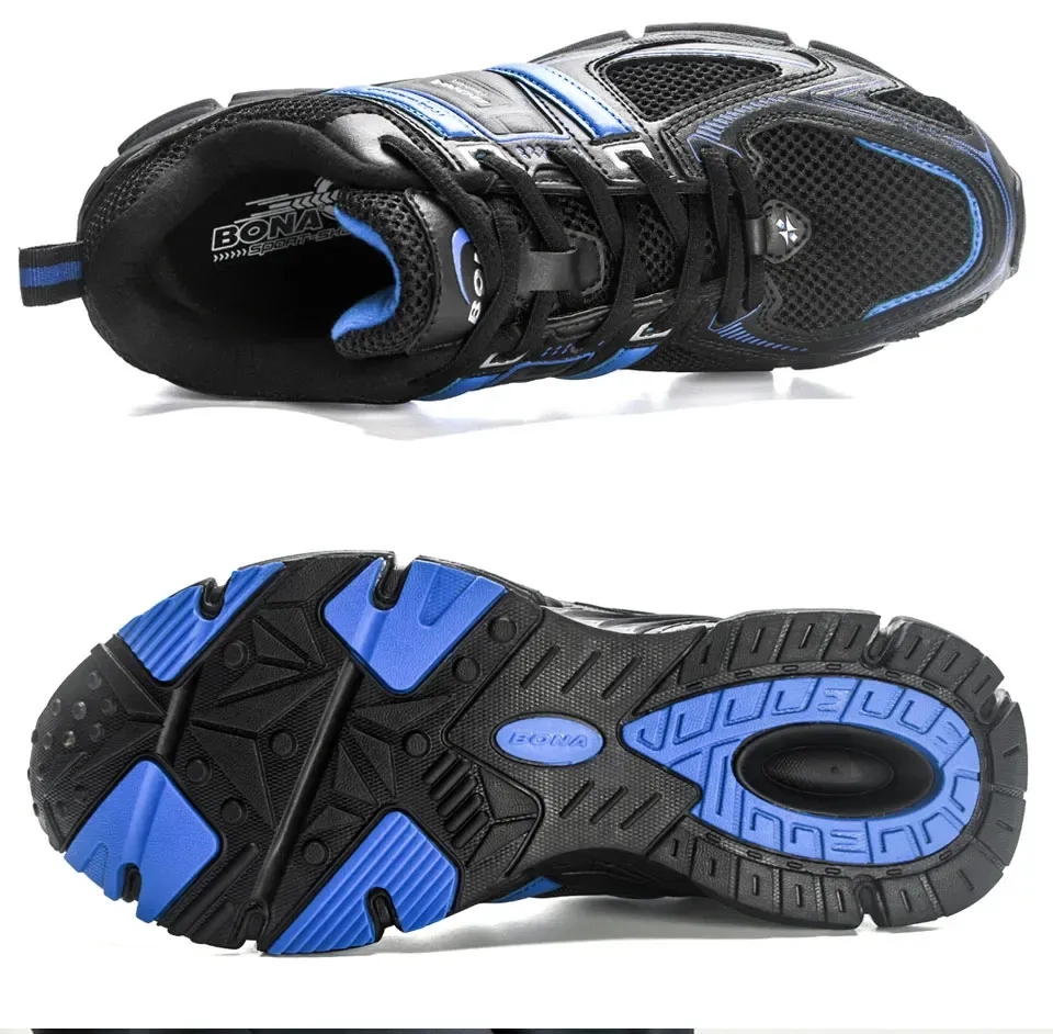 BONA 2023 baskets de course légères en maille pour homme