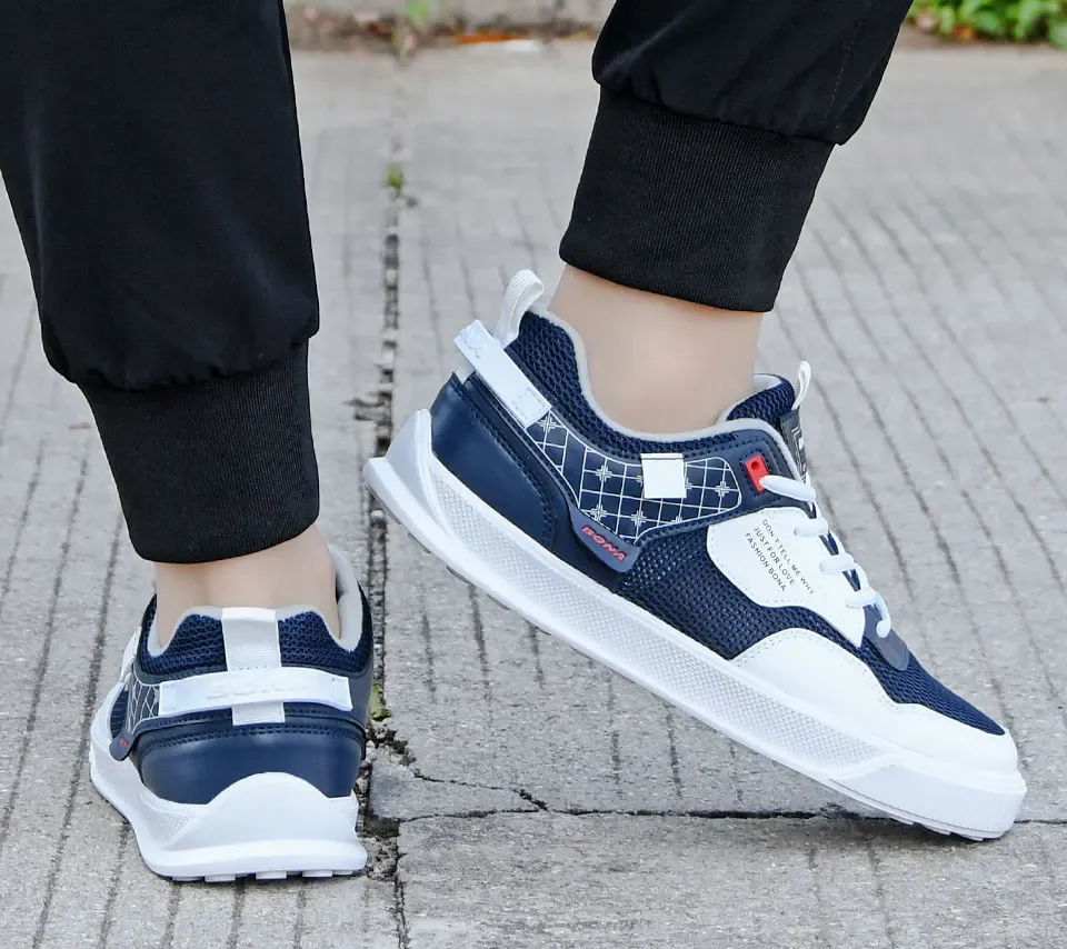 BONA 51361 : baskets homme respirantes à lacets au style urbain