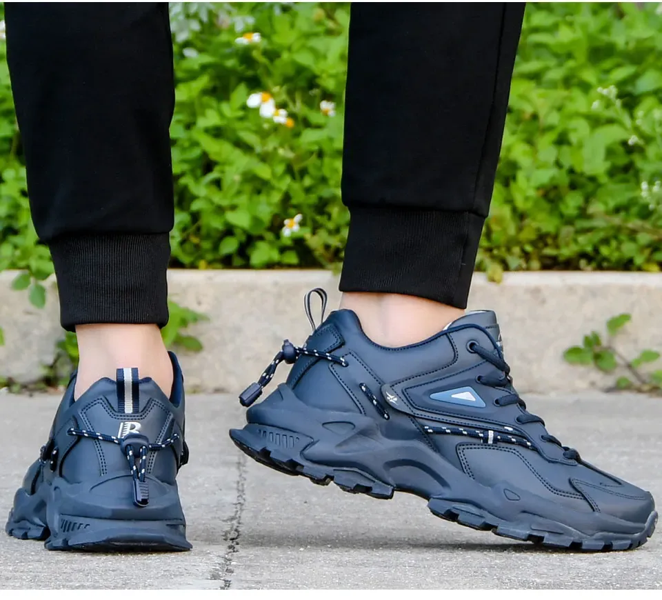 BONA 37571 : baskets homme en cuir souple pour marche et usage quotidien