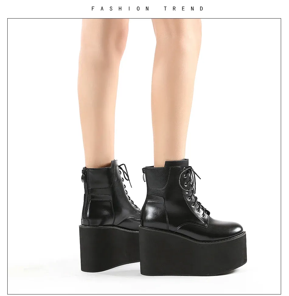 Bottines compensées à plateforme 10,5 cm Gdgydh