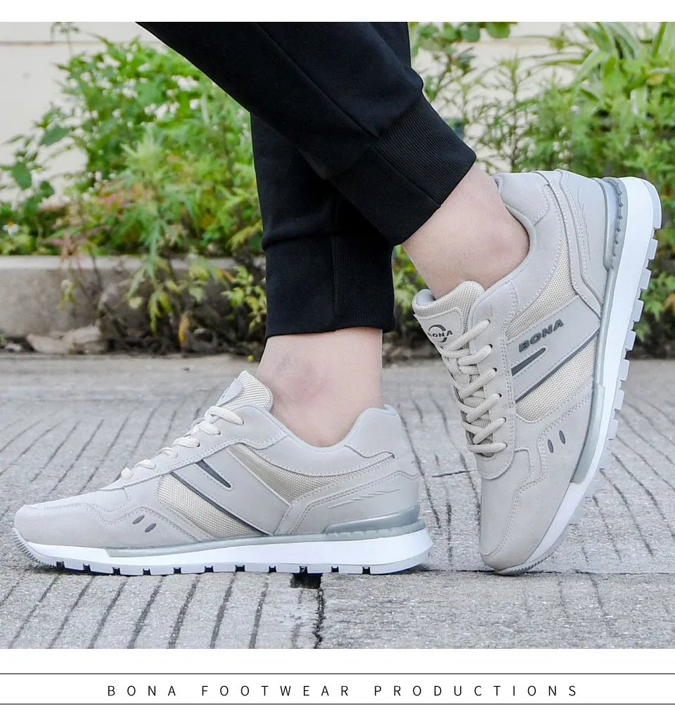 BONA 37625 : baskets homme légères au style lifestyle