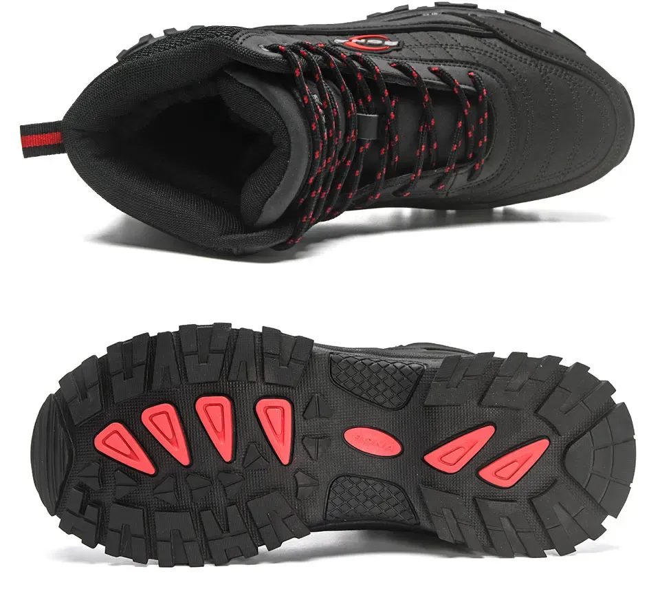 Bottes d’hiver BONA en nubuck doublées peluche pour homme