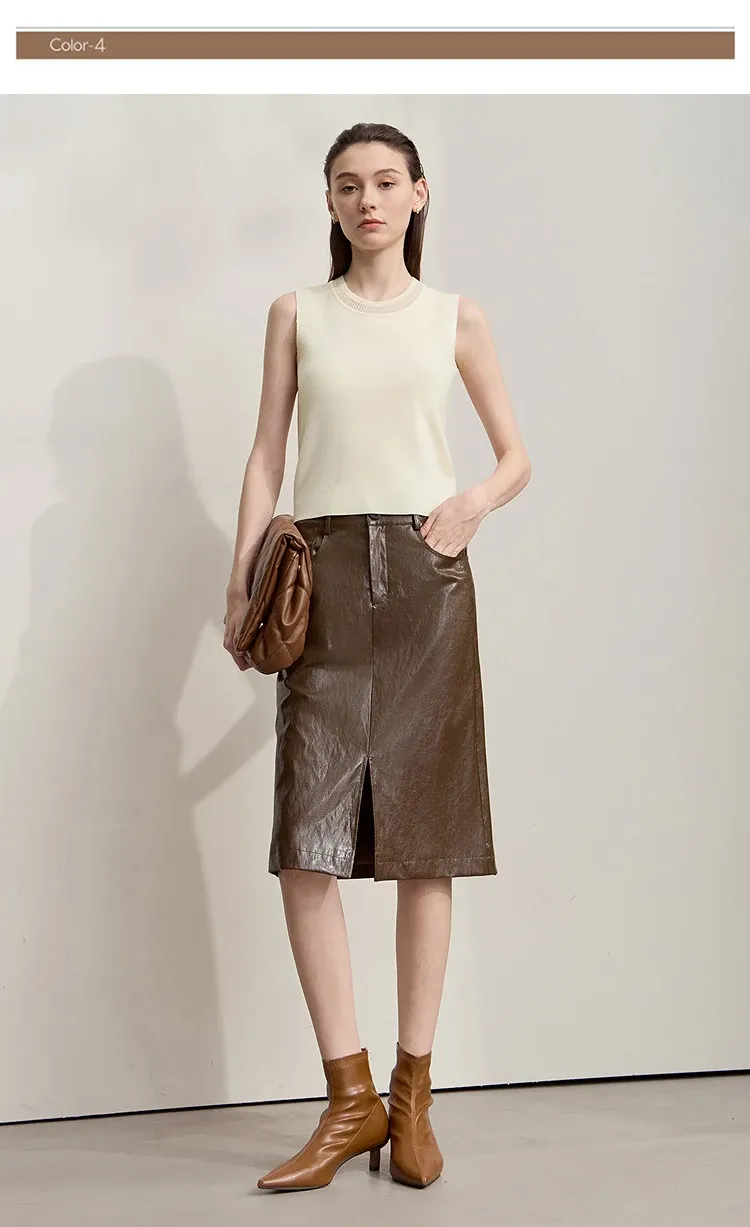 Ensemble tricoté AMII à col rabattu et jambe large