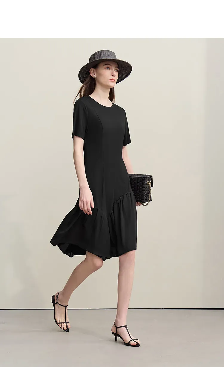 Robe midi AMII en mousseline à coupe ajustée