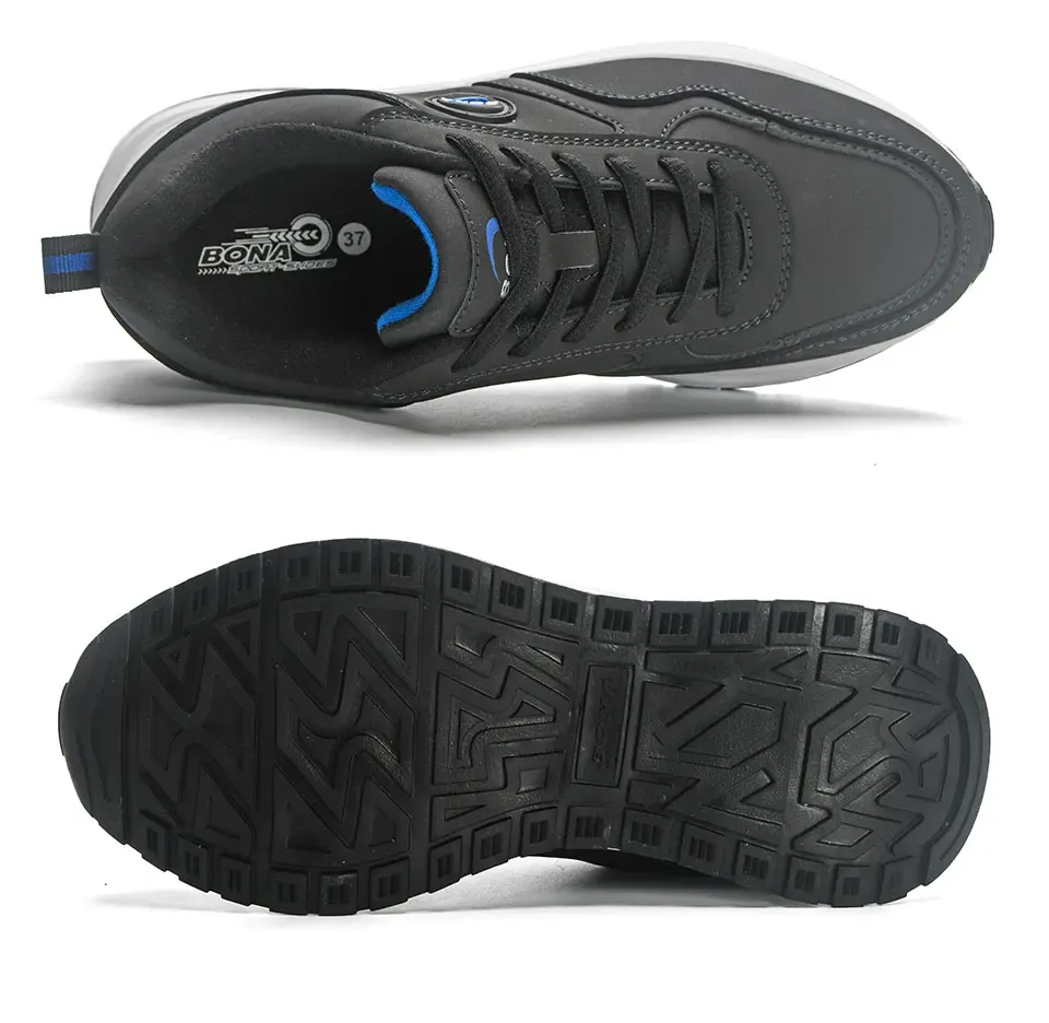 Chaussures compensées BONA légères à lacets pour femme