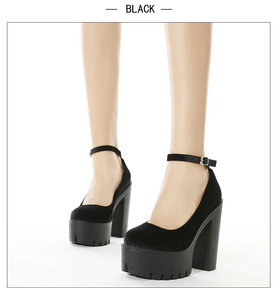 Escarpins plateforme Gdgydh à bride cheville pour femme