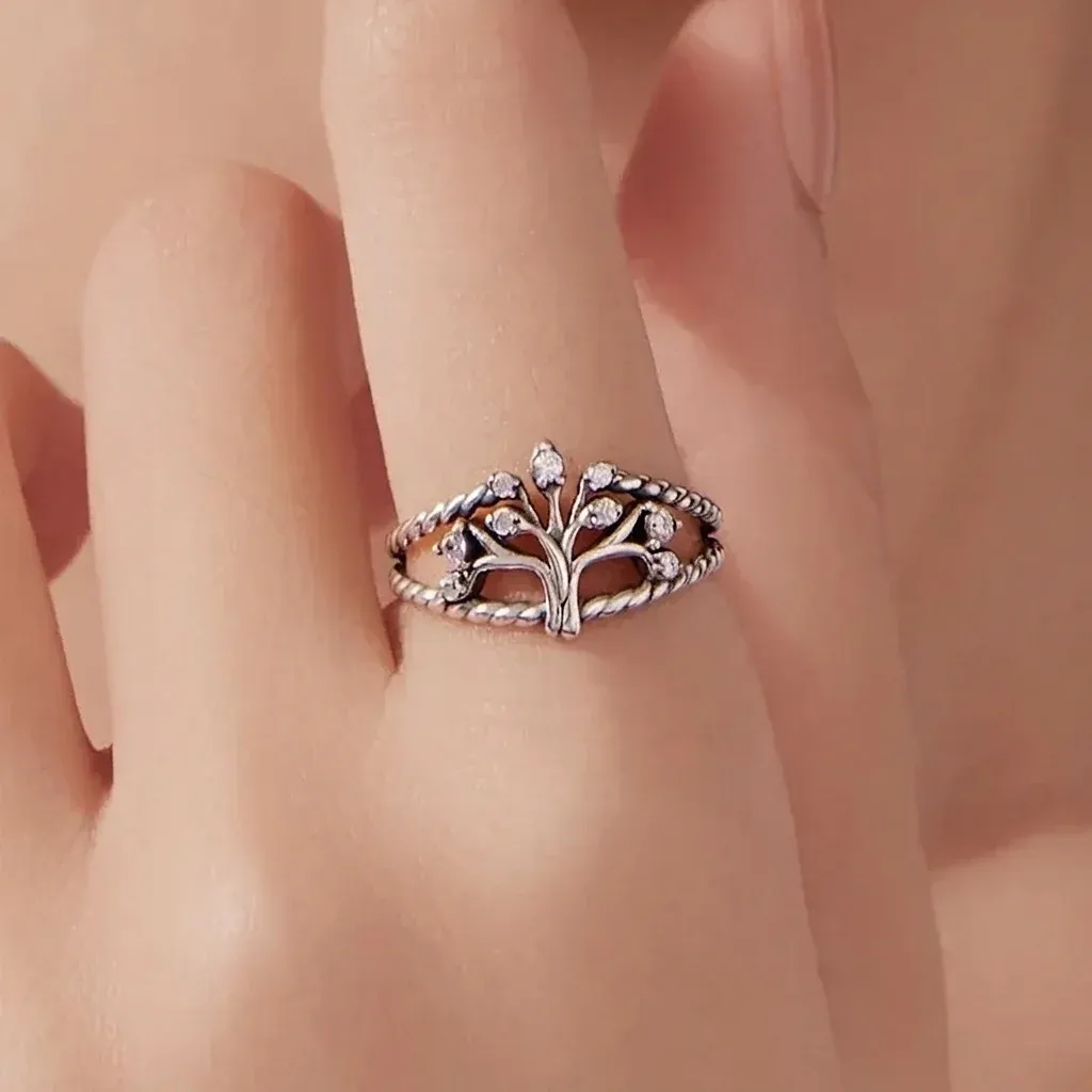 Bague arbre de vie argent 925