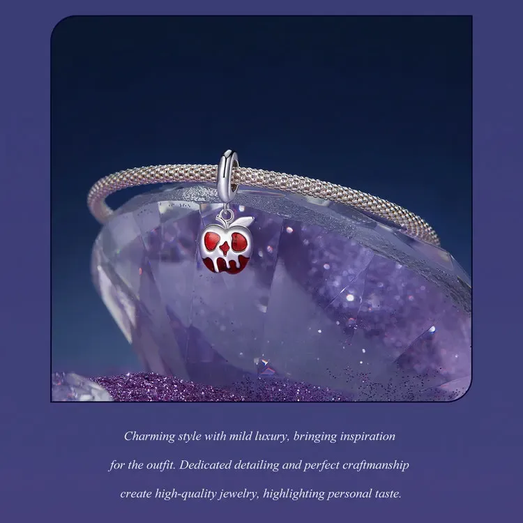 Breloque château féerique en argent 925 WOSTU