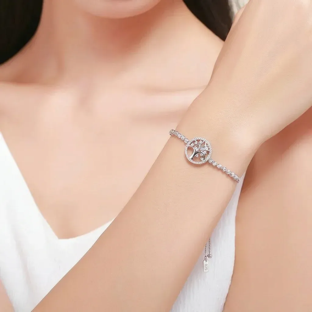 צמיד עץ החיים כסף 925 WOSTU