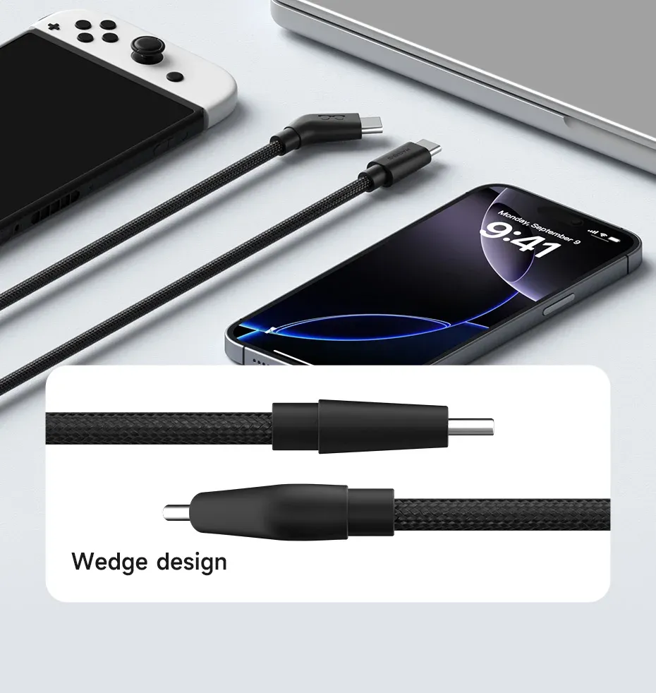 Câble AR Hagibis USB-C coudé pour lunettes 4K 60 Hz