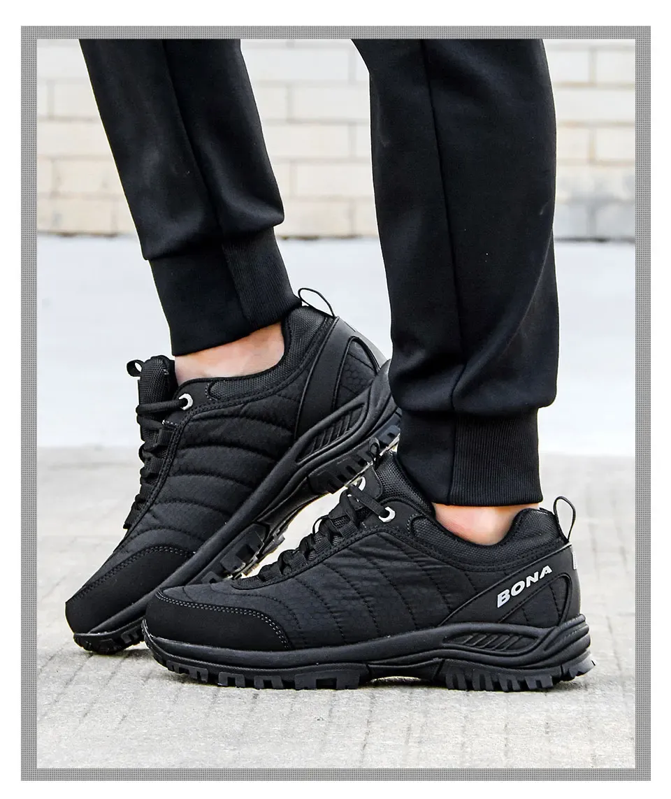 BONA chaussures de randonnée homme légères et respirantes