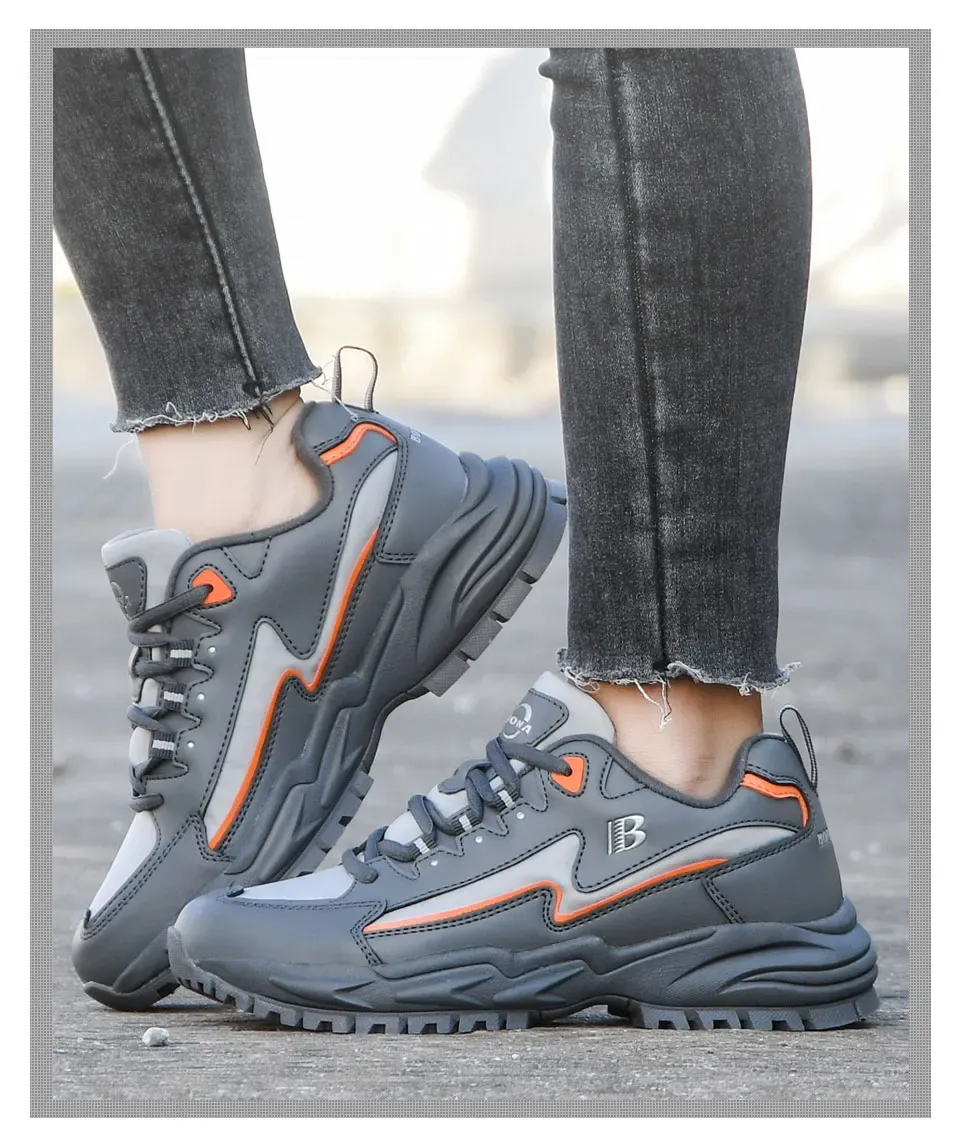 BONA Chaussures de course décontractées pour femme, respirantes et stables