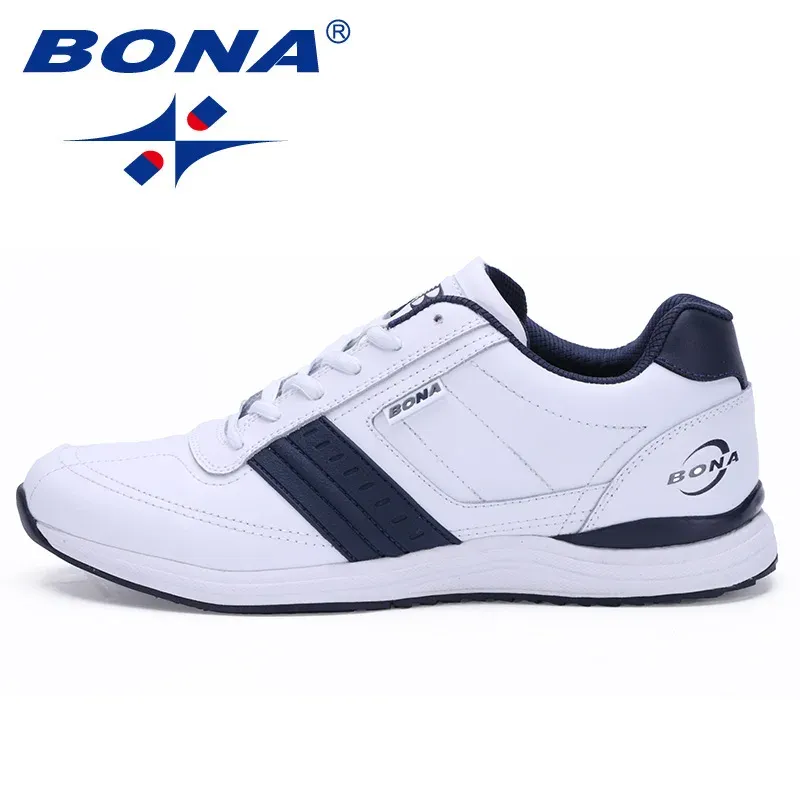 BONA chaussures de marche montantes en cuir pour homme