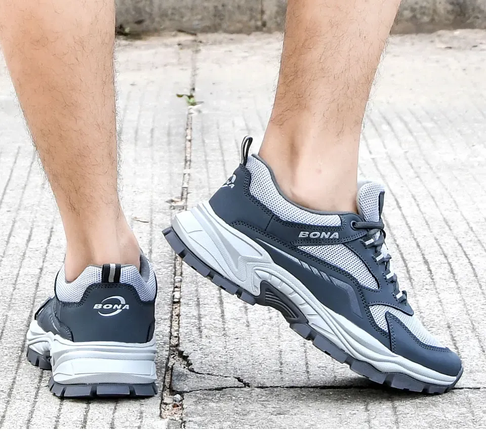 BONA 38310 : baskets de running respirantes pour homme