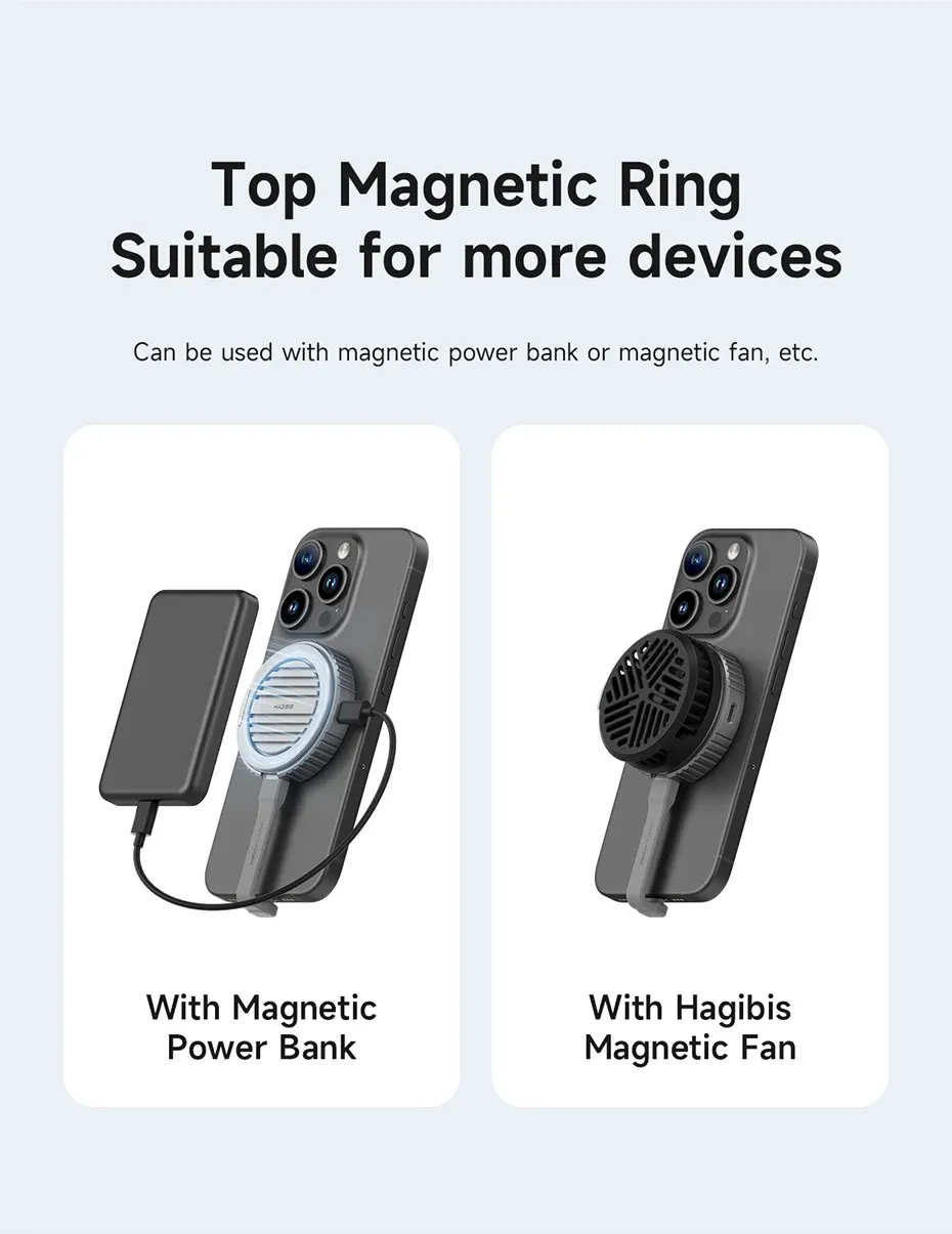 Base dissipatrice magnétique Hagibis pour MC100 et MC100 Pro