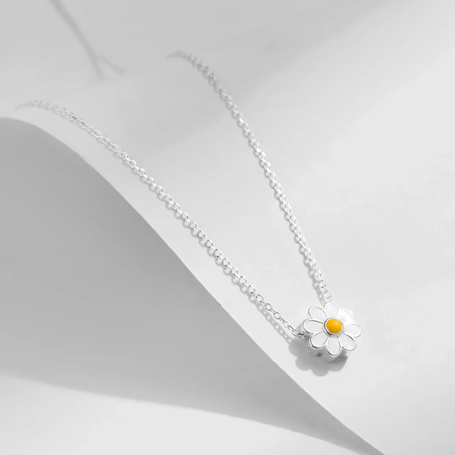 Collier fleur marguerite en argent 925 MODIAN