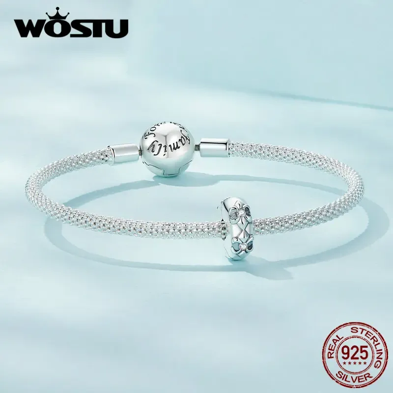 Breloque croix et ailes en argent 925 WOSTU