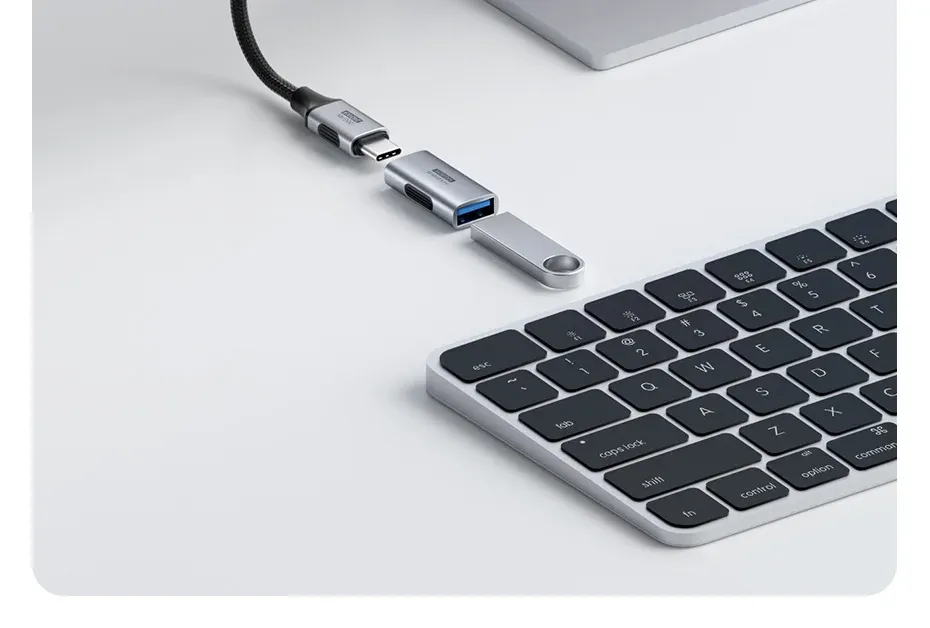 Adaptateur USB-C femelle vers USB femelle Hagibis 60W OTG