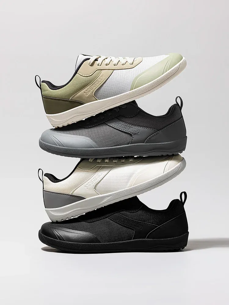 Chaussures minimalistes HOBIBEAR à bout large et lacets