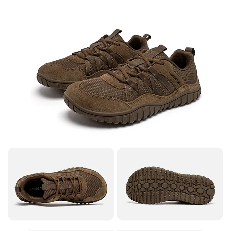 Baskets de marche HOBIBEAR à bout large et maille respirante