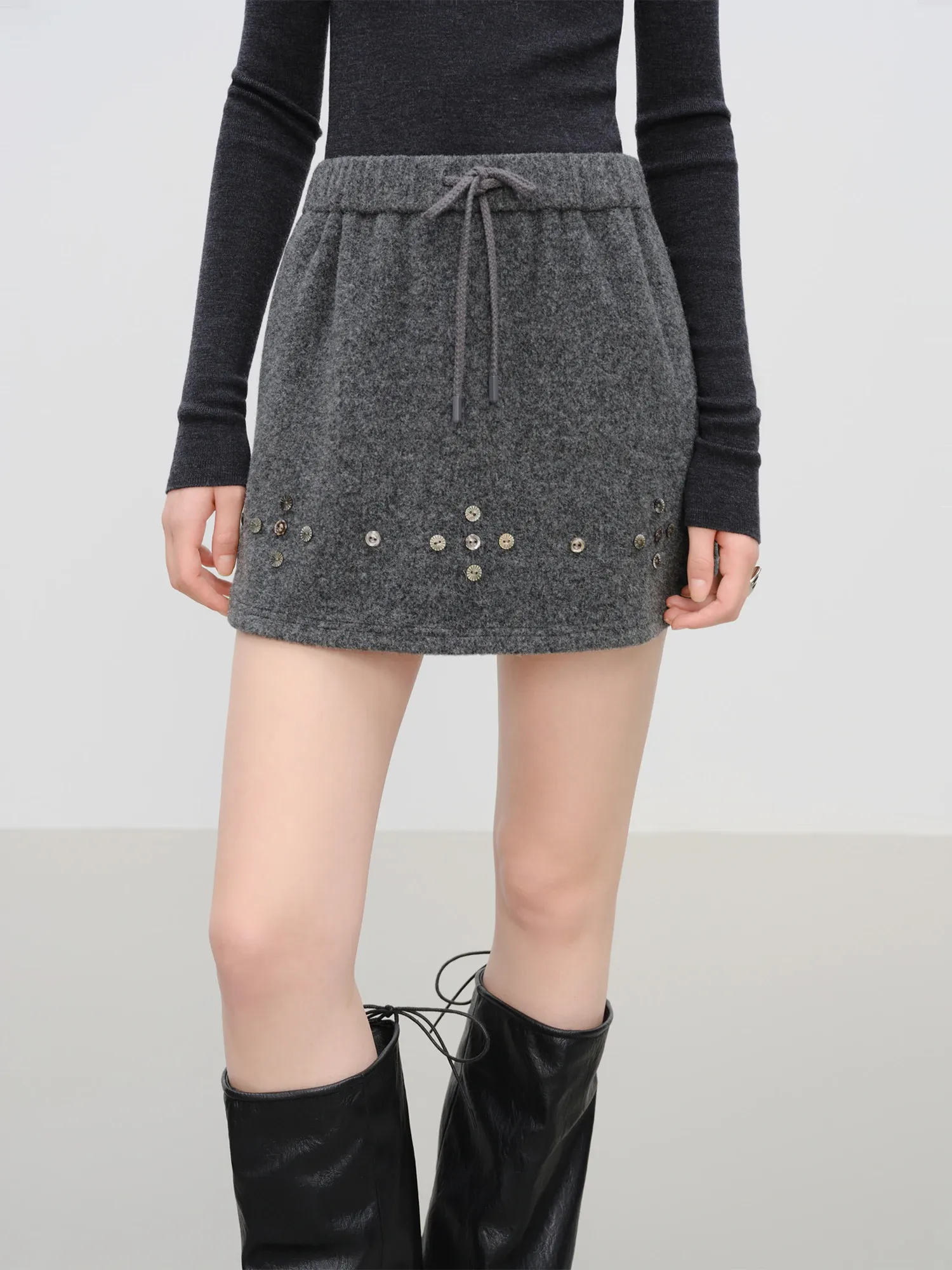 Ensemble détente 2 pièces à capuche avec effet superposé