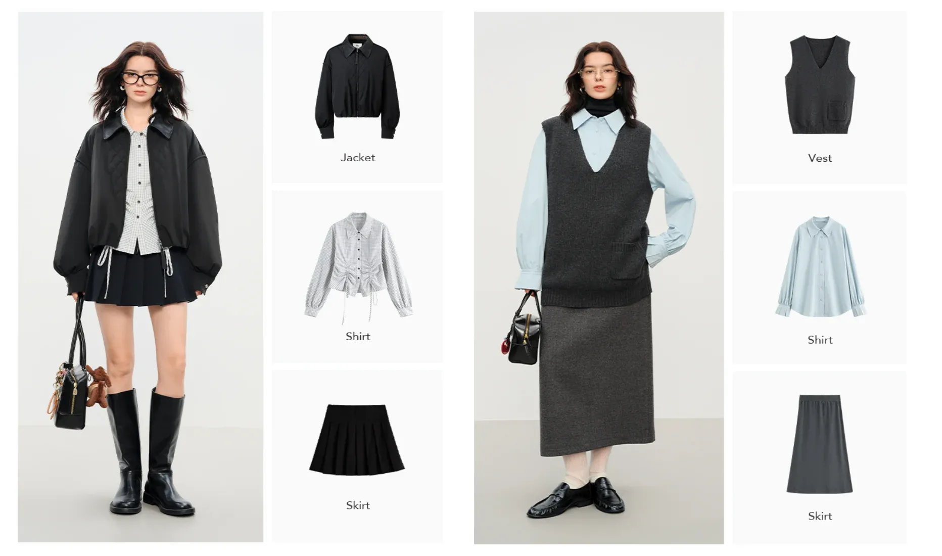 Ensemble détente 2 pièces à capuche avec effet superposé